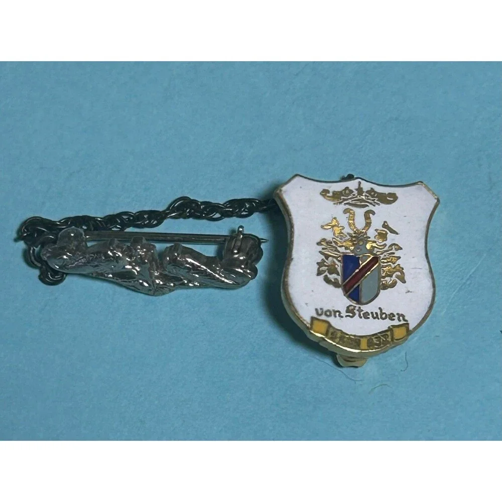 U.S.S. VON STEUBEN Submarine SSB N -632 US Navy Nuclear Powered ,.Gemsco NY pin